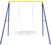 Swing Stand, Heavy Duty Metal Frame, Extra Large A-Frame Swing Stand for Kids and Adult Indoor Outdoor Activity Backyard Playground (Yellow)