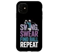 Swing Swear Find Dad Golf Best Dad By Par Funny Par Golfing Case for iPhone 11
