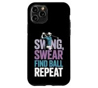 Swing Swear Find Dad Golf Best Dad By Par Funny Par Golfing Case for iPhone 11 Pro