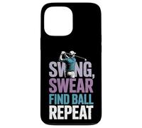 Swing Swear Find Dad Golf Best Dad By Par Funny Par Golfing Case for iPhone 13 Pro Max