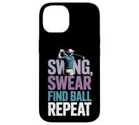 Swing Swear Find Dad Golf Best Dad By Par Funny Par Golfing Case for iPhone 14