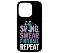 Swing Swear Find Dad Golf Best Dad By Par Funny Par Golfing Case for iPhone 14 Pro