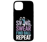 Swing Swear Find Dad Golf Best Dad By Par Funny Par Golfing Case for iPhone 15 Plus