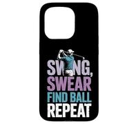 Swing Swear Find Dad Golf Best Dad By Par Funny Par Golfing Case for iPhone 15 Pro