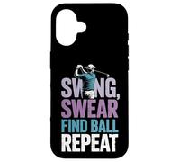 Swing Swear Find Dad Golf Best Dad By Par Funny Par Golfing Case for iPhone 16