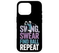 Swing Swear Find Dad Golf Best Dad By Par Funny Par Golfing Case for iPhone 16 Pro