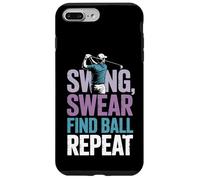 Swing Swear Find Dad Golf Best Dad By Par Funny Par Golfing Case for iPhone 7 Plus/8 Plus
