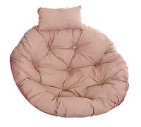 Swing the chair cushion, Swing Chair Round Thick Large Hanging Hammock Chair Seat Cushion with Adjustable Pillow, Washable Cushion, Rattan Chair Pads(Beige 2)
