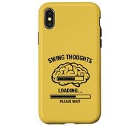 Swing Thoughts Loading Breakfast Ball Right Club Though Case for iPhone X/XS