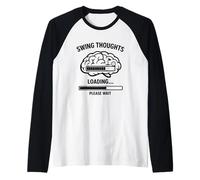Swing Thoughts Loading Breakfast Ball Right Club Though Raglan Baseball Tee