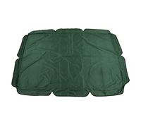 Swing Top Cover Replacement, 600D Coated Oxford Cloth Patio Swing Top Cover Waterproof Replacement Swing Seat Cover Canopy for Swing Seat 3/2 Seater Garden Hammock Cover (Dark Green)