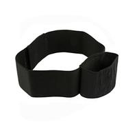 Swing Trainer - Elastic Arm Binder, Correction Strap, Textile Muscle Memory Tool, Proper Motion Alignment, Athletic Equipment Category, Black Stretch Fabric Band for Golfers and Beginners