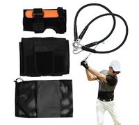 Swing Training Aid for Golf Training, Golf Swing Training Band | Grip Swing Trainer Corrective Band for Exercise - Guide Arm Waist Belt, training aid for professionals practicing