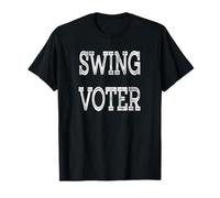 Swing Voter Faded Text Design T-Shirt