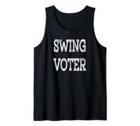 Swing Voter Faded Text Design Tank Top