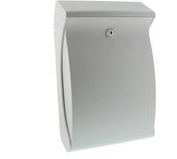 Burg-Wächter Plastic Letter Box Swing 4905 W High-Quality Letterbox, White, 419 x 271 x 129 mm