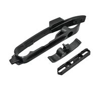 Swingarm Chain Slider Kit Chain Guard Guide Brake Hose Clamp Compatible With SX SXF XC XCF 125 200 250 300 350 450 2012 2013 2014 2015 2016 2017 2018 2019 2020(Black Swingarm)
