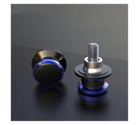 Swingarm Spool Sliders For Yamaha YZFR6 YZF R6 | Paddock Stand Bobbins For 1999-2016 CNC Aluminum Spool Style Stand Adapter(Blue,M6 No Logo)