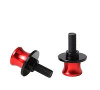 Swingarm Spools For SUZUKI DR650S DR-Z400 DR200S DR150S Motorcycle 6mm 8mm 10mm Rear Rocker Arm Spool Slider(Red,6mm)