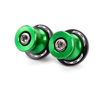 Swingarm Spools Screws Accessories For Z650 Z800 Z900 Z900RS SE 2017-2024 2023 2022 Motorcycle Accessories Aluminum M8 Stand Screws Swingarm Spools Slider(Green,800)