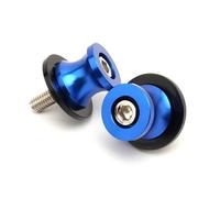 Swingarm Spools Slider Stand Screws Bolts CNC 6MM Motorcycle For Ducati For Monster 600 620 696 796 797 821 937 950 S20R Crash Protector(BLUE)