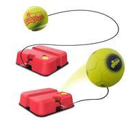 Swingball 2 in 1 All Surface Reflex Soccer and Tennis Trainer for Outdoor Fun, Soccer Ball Trainer, with Tethered Tennis Ball and Paddle