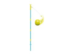 Swingball 2 in 1 Multiplay All Surface Set - Tennis & Football Playset for Kids, Ages 6+ Years, Yellow/Blue