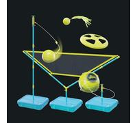 Swingball 5 in 1 Multiplay All Surface Set - Includes Swingball, Soccer, Volleyball, Tailball Tennis, and Flying Disc, Versatile Outdoor Game Kit for Kids, Ages 6+