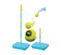 Swingball All Surface 3 in 1 Multiplay - Includes Swingball Tennis, Soccer, and Tailball, Portable Set for Kids, Ages 4+, Yellow/Blue