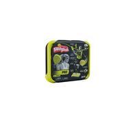 Swingball Pro All Surface, Black and Yellow, Outdoor Activities, Traditional Pole in the Ground Swingball, Real Tennis Ball and 2 Championship Bats,