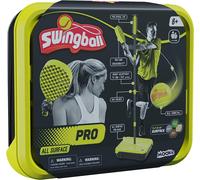 Swingballl PRO All Surface Tennis Ball Game Set, Swingball's Ultimate Outdoor Family Game for Ages 6+ to Adults, Real Tennis Ball and 2 Power Bats, Superior All Surface Base, Adjustable Height to 1.8M