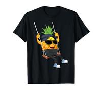 Swinger Men Funny Pineapple on a Swing for Men Swinging T-Shirt