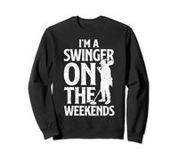 Swinger On Weekend Metal Detector Funny Metal Detecting Sweatshirt