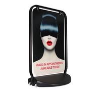 Swinger XXL Sign - Poster & Panel Option (Panel 674 x 997 mm Black, Hardware only)