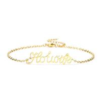 SwingerLifestyleGuide.com HotWife Bracelet - Silver colored or gold-plated HotWife Wrist Bracelet, L, Stainless Steel, no gemstone