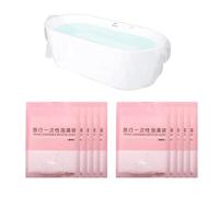 Swingers 10 Pack Disposable Bathtub Cover Liner, Large Bathtub Liner Plastic Bag Hotel Bathtub Liners for Salon, Household and Hotel Bath Tubs (102x47inch)