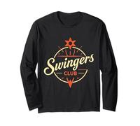 Swingers Club Swinger Lifestyle Naughty Adult Humor Graphic Long Sleeve T-Shirt