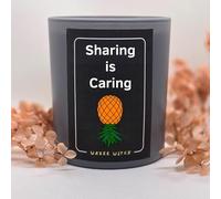 Swingers Gift Candle, Funny Swinger Present, Sharing is Caring Quote Candle