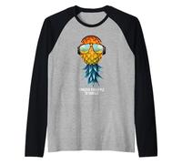 Swingerss | Pineapple Swinging Lifestyle Funny Swinger Raglan Baseball Tee
