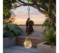 Swingin' Sloth Hanging Garden Solar Light