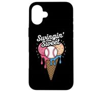 Swingin' Sweet Baseball Ice Cream Case for iPhone 16 Plus