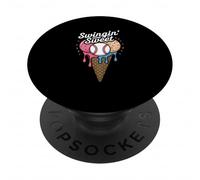 Swingin' Sweet Baseball Ice Cream PopSockets Adhesive PopGrip