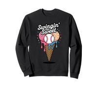 Swingin' Sweet Baseball Ice Cream Sweatshirt