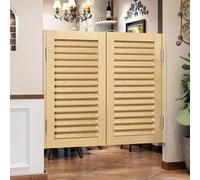 Swinging Barn Door Cafe Doors, Auto Close Design for Home Use | Two Way Auto Close Porch Door with Quiet Metal Hinges for Home and Business Entryway Partition