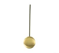 Swinging Brass Pendulum for Wall Clock Mechanism, Quartz Clock Accessory for Custom Designs and Clock Repairs (Length 220mm)