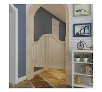 Swinging Cafe Doors for Home Decor - Wooden Kitchen & Hallway Bar Doors with Auto Close Feature Cowboy Style Size W75xH80cm Perfect for Rustic Interiors