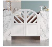 Swinging Cafe Doors Primed Barn Doors, Thick Saloon Door, Solid Wood with Strong Joints, Pre-Sanded Interior, Ready to Paint