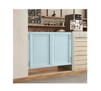 Swinging Cafe Doors, Solid Wood Pendulum Door, Automatic, Partition Door, Double Door, Half-Height Fence Gate,for Counter partitions, patios, Garden entrances(C,W120xH100cm(47.24x39.37in))