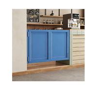 Swinging Cafe Doors, Solid Wood Pendulum Door, Automatic, Partition Door, Double Door, Half-Height Fence Gate,for Counter partitions, patios, Garden entrances(A,W90xH100cm(35.43x39.37in))