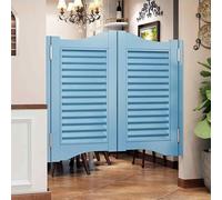 Swinging Cafe Doors with Spring Hinge, Solid Wood for Indoor/Outdoor Use in Bar, Kitchen, Bathroom, Hallway